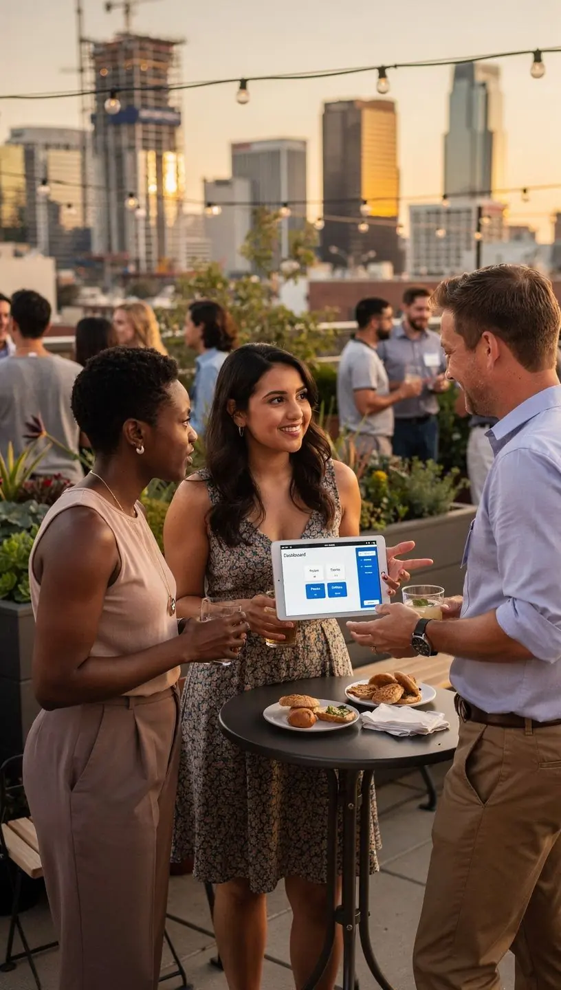 Professional reviewing a software usability report with highlighted areas for improvement.