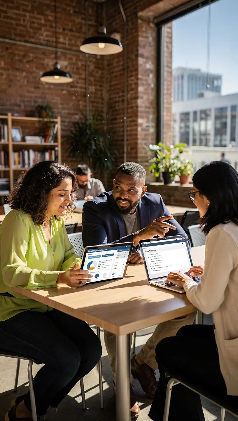 Diagram explaining key principles of accessible design in software development for Canadian users.